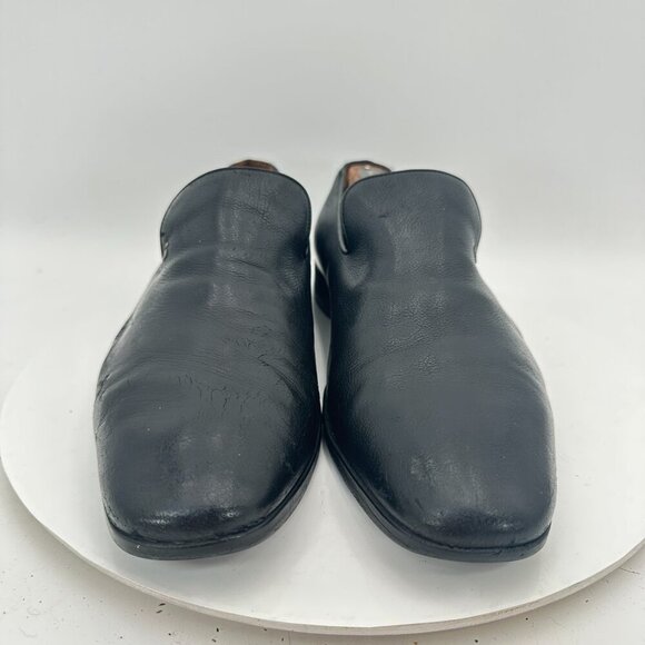 Gucci Men Size UK 9 US 10 Black Leather Slip On Loafer Dress Shoes - Picture 3 of 13